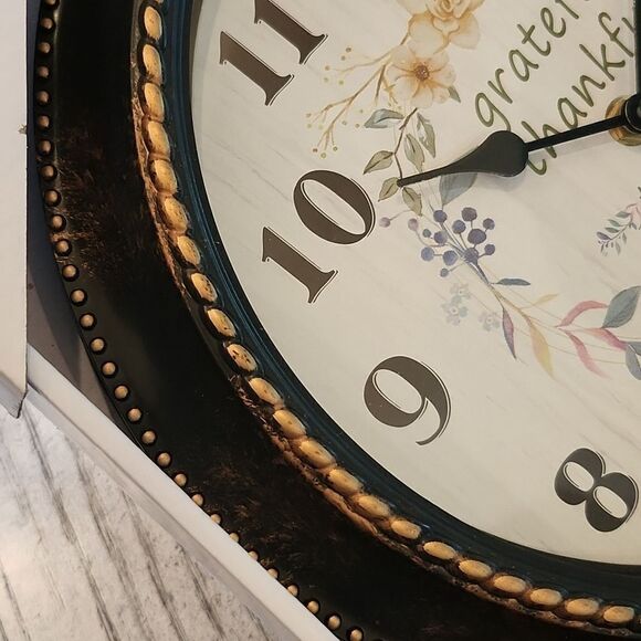 Inspirational wall clock NWT - Picture 3 of 7